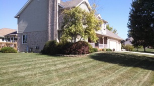 Emerald fresh living lawn care service completed