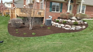 Emerald Fresh Living Mulch service completed
